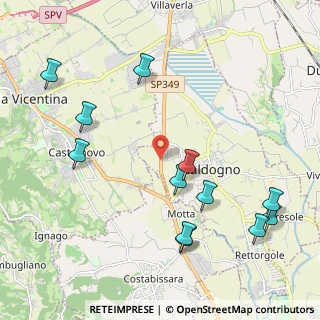 Mappa Via Altura, 36030 Caldogno VI, Italia (2.43083)