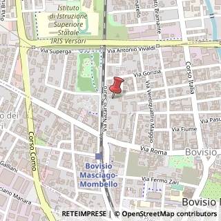 Mappa Via Nazario Sauro, 9, 20831 Bovisio-Masciago, Monza e Brianza (Lombardia)
