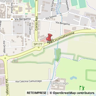 Mappa Strada Provinciale 2 Monza, KM 11+300, 20040 Bellusco, Monza e Brianza (Lombardia)