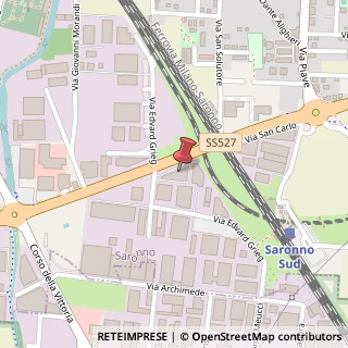 Mappa Via E. H. Grieg, 32, 21047 Saronno, Varese (Lombardia)