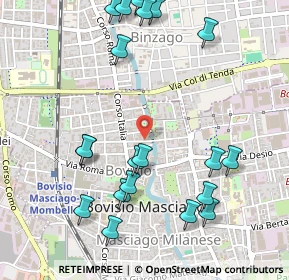 Mappa Via Pasubio, 20813 Bovisio-Masciago MB, Italia (0.6075)