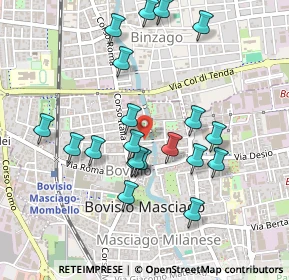 Mappa Via Pasubio, 20813 Bovisio-Masciago MB, Italia (0.4595)