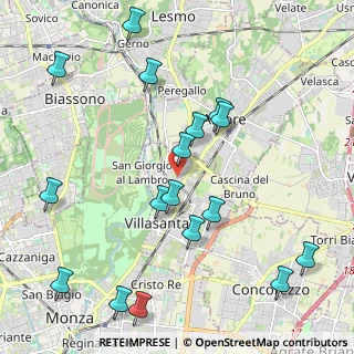 Mappa Via Giambattista Tiepolo, 20900 Monza MB, Italia (2.42941)