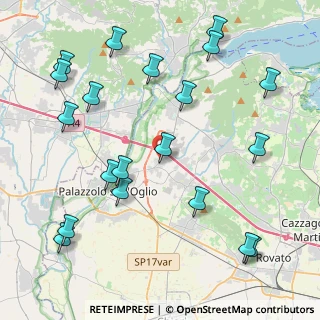 Mappa Via Trieste, 25036 Palazzolo sull'Oglio BS, Italia (5.121)