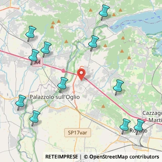 Mappa Via Trieste, 25036 Palazzolo sull'Oglio BS, Italia (5.76)