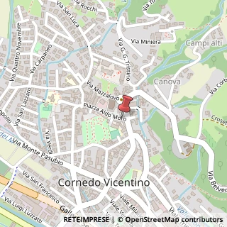 Mappa Piazza Aldo Moro, 4, 36073 Cornedo Vicentino, Vicenza (Veneto)