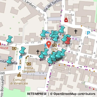 Mappa Piazza Roma, 20871 Vimercate MB, Italia (0.01538)