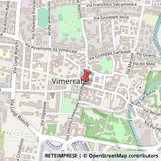 Mappa Via Vittorio Emanuele, 1, 20871 Vimercate, Monza e Brianza (Lombardia)