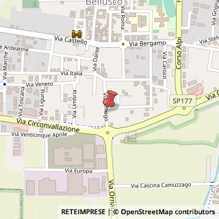 Mappa Via Ornago, 27, 20882 Bellusco, Monza e Brianza (Lombardia)