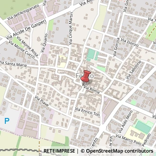 Mappa Via roma 12, 21010 Ferno, Varese (Lombardia)