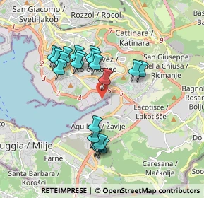 Mappa Riva Giovanni da Verrazzano, 34147 Trieste TS, Italia (1.6625)