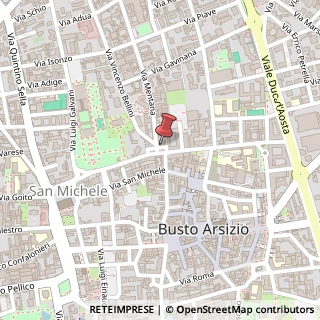 Mappa Piazza Cristoforo Colombo, 5, 21052 Busto Arsizio, Varese (Lombardia)