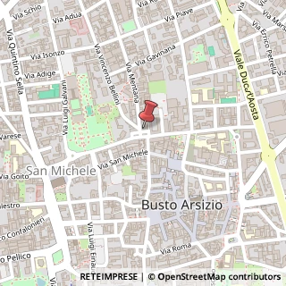 Mappa Piazza Cristoforo Colombo, 5, 21052 Busto Arsizio, Varese (Lombardia)