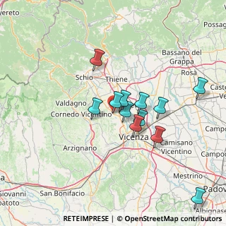 Mappa Via Chiodo, 36033 Isola Vicentina VI, Italia (12.32833)