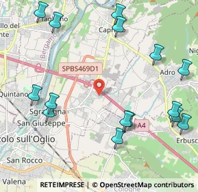 Mappa Via Brigate Alpine n.18 i, 25036 Palazzolo sull'Oglio BS, Italia (2.66067)