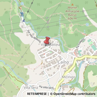 Mappa Via Villa Mattina, 85, 25070 Caino, Brescia (Lombardia)