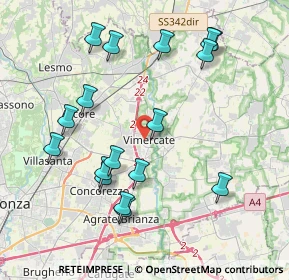 Mappa 20871 Vimercate MB, Italia (4.17)