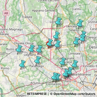 Mappa SP 527, 21040 Uboldo VA, Italia (9.1205)