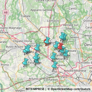 Mappa SP 527, 21040 Uboldo VA, Italia (6.66067)