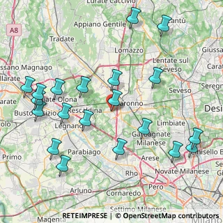 Mappa SP 527, 21040 Uboldo VA, Italia (9.593)