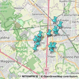 Mappa SP 527, 21040 Uboldo VA, Italia (1.33429)