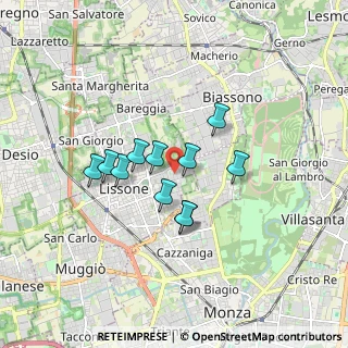 Mappa Via Alessandro Penati, 20851 Lissone MB, Italia (1.27636)