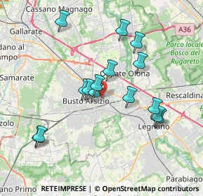 Mappa Viale Venezia, 21052 Busto Arsizio VA, Italia (3.43067)