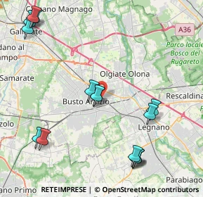Mappa Viale Venezia, 21052 Busto Arsizio VA, Italia (5.12333)