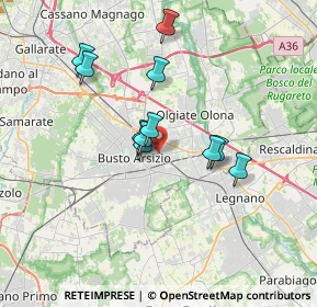 Mappa Viale Venezia, 21052 Busto Arsizio VA, Italia (2.87909)