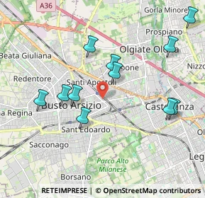 Mappa Viale Venezia, 21052 Busto Arsizio VA, Italia (2.01273)