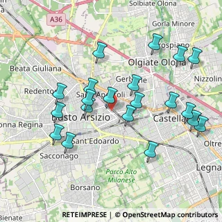 Mappa Viale Venezia, 21052 Busto Arsizio VA, Italia (2.0285)