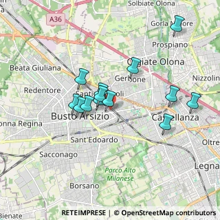Mappa Via Antonio Meucci, 21052 Busto Arsizio VA, Italia (1.53615)