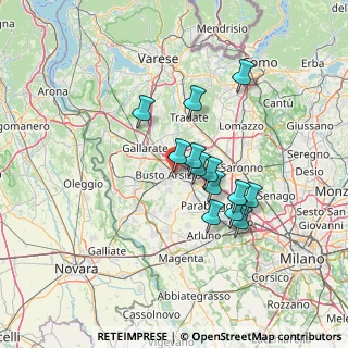 Mappa Via Antonio Meucci, 21052 Busto Arsizio VA, Italia (10.95923)