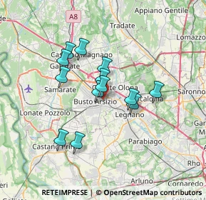 Mappa Viale Venezia, 21052 Busto Arsizio VA, Italia (5.50846)