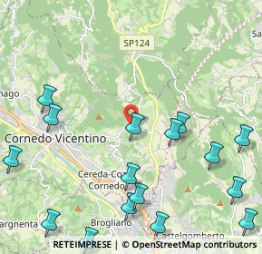 Mappa Via Rio, 36073 Cornedo Vicentino VI, Italia (3.1275)