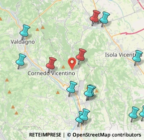 Mappa Via Rio, 36073 Cornedo Vicentino VI, Italia (6.2885)