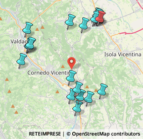 Mappa Via Rio, 36073 Cornedo Vicentino VI, Italia (4.689)