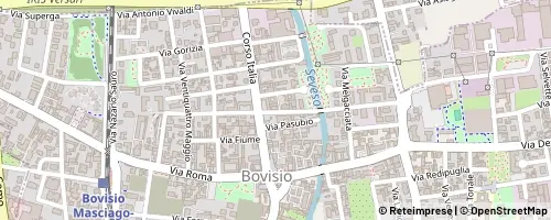 Mappa Bovisio-Masciago