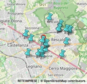 Mappa Via Carlo Jucker, 20025 Legnano MI, Italia (1.5345)