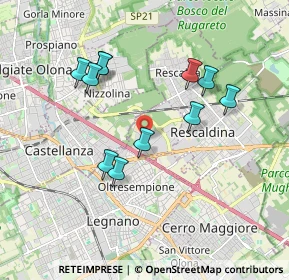 Mappa Via Carlo Jucker, 20025 Legnano MI, Italia (1.72091)