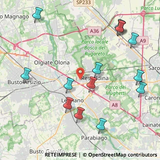 Mappa Via Carlo Jucker, 20025 Legnano MI, Italia (5.09071)