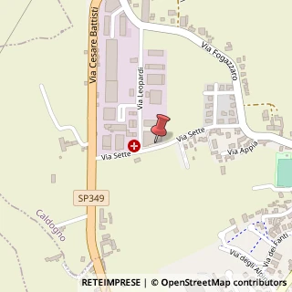 Mappa Via Sette, 44, 36030 Caldogno, Vicenza (Veneto)
