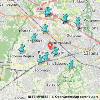 Mappa Via Paolo Camillo Marliani, 21052 Busto Arsizio VA, Italia (2.09)