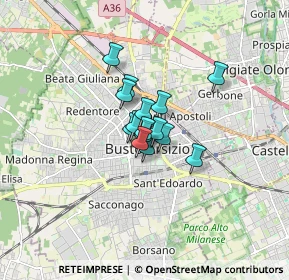 Mappa Via Paolo Camillo Marliani, 21052 Busto Arsizio VA, Italia (0.80867)