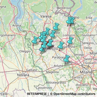 Mappa Via Paolo Camillo Marliani, 21052 Busto Arsizio VA, Italia (9.40063)