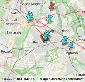 Mappa Via Paolo Camillo Marliani, 21052 Busto Arsizio VA, Italia (2.90545)