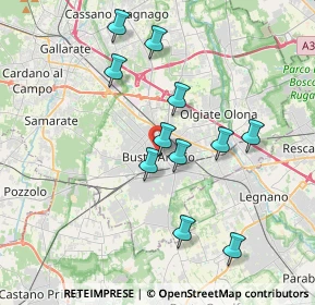 Mappa Via Paolo Camillo Marliani, 21052 Busto Arsizio VA, Italia (3.46182)