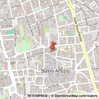 Mappa Via Paolo Camillo Marliani, 7, 21052 Busto Arsizio, Varese (Lombardia)