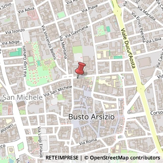 Mappa Via Andrea Zappellini, 4, 21052 Busto Arsizio, Varese (Lombardia)