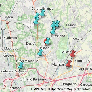 Mappa Via Sant'Agnese, 20851 Lissone MB, Italia (4.06308)
